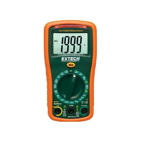 Extech EX310 9 Function Mini MultiMeter + Non-Contact Voltage Detector