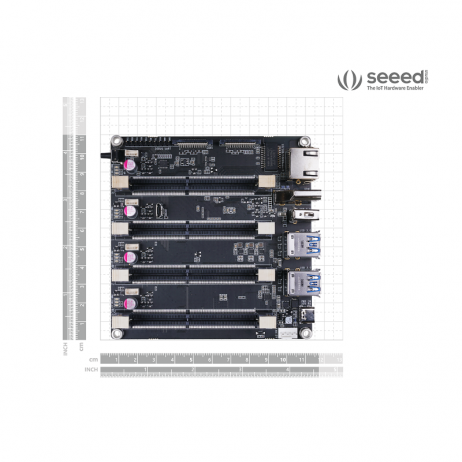 Jetson Mate With Cooling Fan - Jetson NanoNX Carrier Board for GPU Cluster and Server