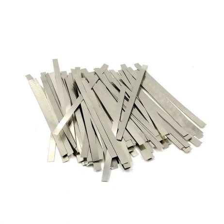 Nickel Strip with size 0.1 x 4 x100 mm Pure Nickel - Pack of 50