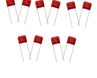 0.22uF 400V DIP polyester film capacitor