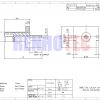 SMB RF Coax Female Straight Gold Plated for Edge Mount