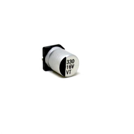 330uF 16V DC Polymer Aluminium SMD Capacitor