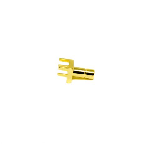 SMB RF Coax Female Straight Gold Plated for Edge Mount