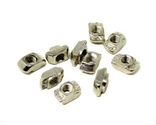 EasyMech M4 MS T Nut Hammer Head For 2020 Series Aluminum Profile - 10 Pcs.