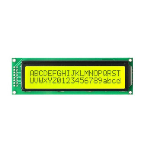 Original JHD 20x2 character LCD Display with Yellow Backlight