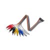 10Pin Alligator Clips Jumper Wires Crocodile Dupont Line with Female Connector Cable