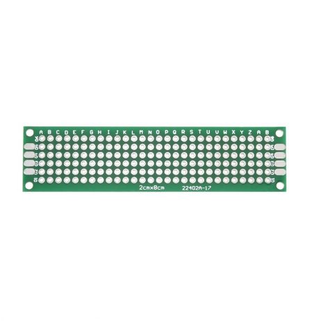 2 x 8 cm Universal PCB Prototype Board Single-Sided 2.54mm Hole Pitch