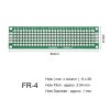 2 x 8 cm Universal PCB Prototype Board Single-Sided 2.54mm Hole Pitch