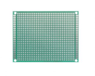 7 x 9 cm Universal PCB Prototype Board Single-Sided 2.54mm Hole Pitch