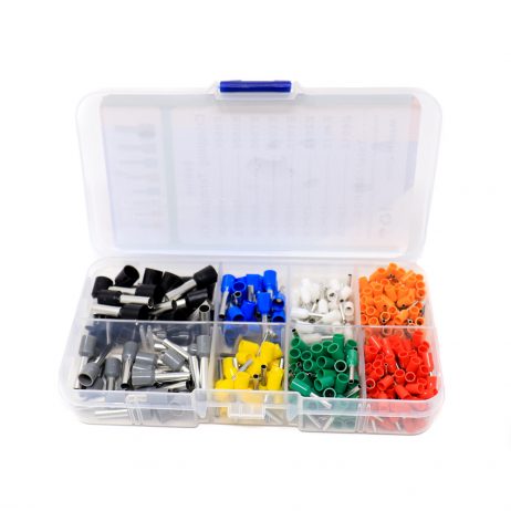 ORANGE 400PCS E0506-E6012 Tube Crimping Terminal Kit