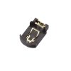 Black CR2032-BS-8 Button Battery Patch Holder Golden Foot