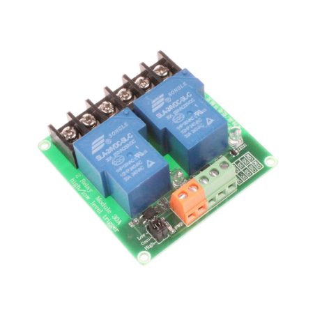 Generic 2 Channel Relay Module 30A with Optocoupler Isolation 24V Supports High and Low Triger 5