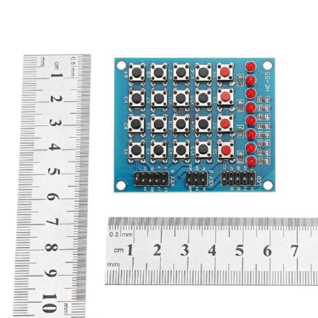 Generic 4x4 Push Button Switch 16 Keys 8LEDs Matrix Independent Keyboard Module 6