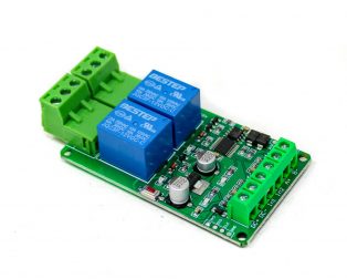 12V Modbus RTU 2 Channels Relay Module Input Optocoupler Isolation RS485 MCU