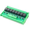 5V 8 Channels Relay Module High and Low Triggering Optocoupler Isolation Relay Module PLC Signal Amplifier Board