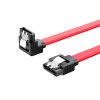 Generic SATA 3.0 Highspeed Hard Disk Data Cable A with Right Angle Connector Red 1