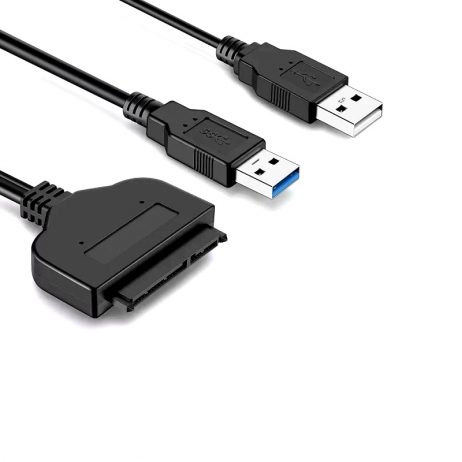 Generic SATA3.0 to 2 in Series USB 3.0 External Hard Disk Data Cable 4