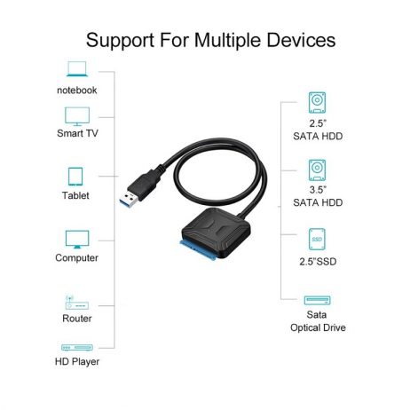 Generic SATA3.0 to USB 3.0 Hard Disk Data Cable 6