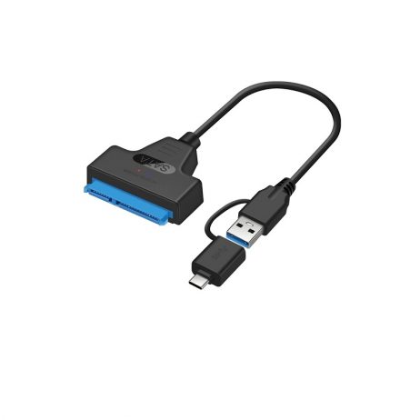 Generic SATA3.0 to USB3.0 Type C 2in1 External Hard Disk Data Cable 1