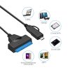 Generic SATA3.0 to USB3.0 Type C 2in1 External Hard Disk Data Cable 2