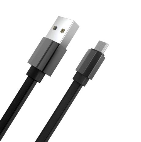 Generic USB A to Micro USB Flat Cable 30CM 3