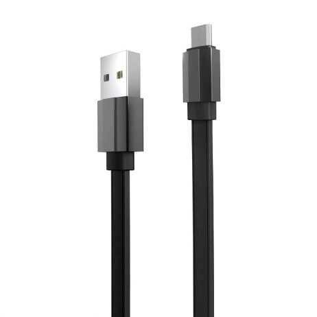 Generic USB A to Micro USB Flat Cable 30CM 4