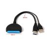 Generic USB3.0 to SATA 2.5 Inch External Hard Disk Data Cable with USB Power Supply 3