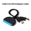 Generic USB3.0 to SATA 2.5 Inch External Hard Disk Data Cable with USB Power Supply 6