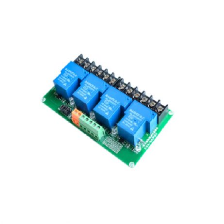 4 Channel Relay Module 30A with Optocoupler Isolation 5V Supports High and Low Triger