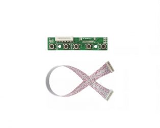 7- inch LCD Control button board with compatible with 10 pin ribbon cable 