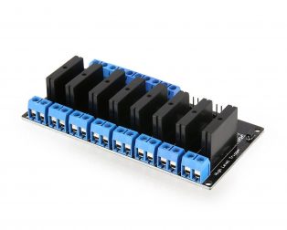 8 Channel 24V Relay Module Solid State Low Level SSR DC Control 250V 2A with Resistive Fuse