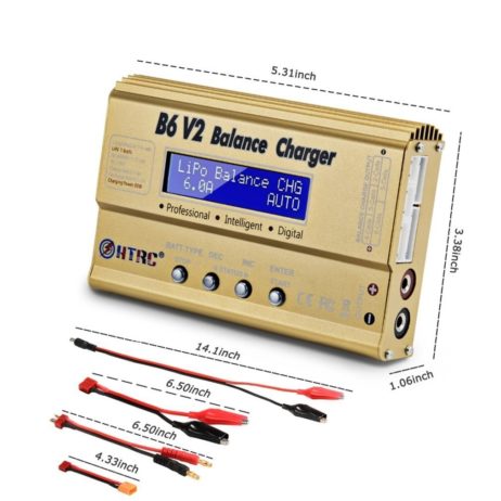 HTRC HTRC B6 V2 80W ChargerDischarger 1 6 Cells Balance Charger 2