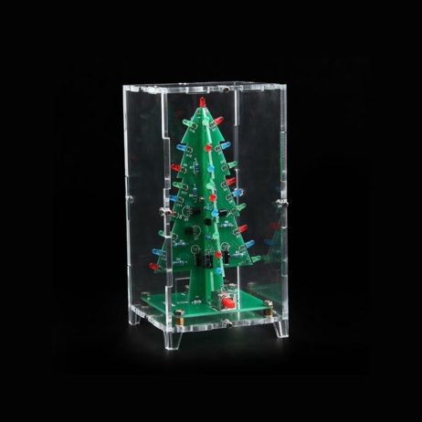 Generic DC 5V Operated Colorful Christmas LED Tree DIY kit with Acrylic case 10