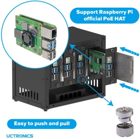 Generic UCTRONICS Raspberry Pi Cluster Complete 3