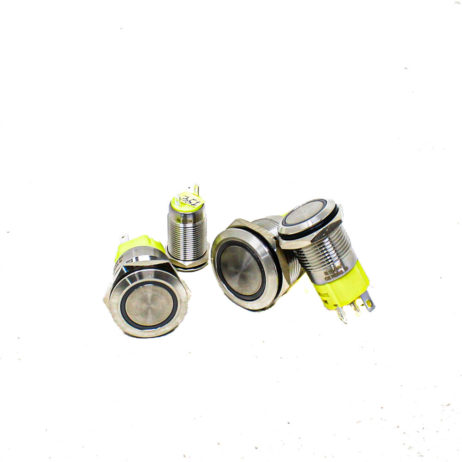 Push LATCHING Metal Switch