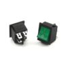 High voltage KCD4 Green DPST 220V 16A ON-OFF 4Pin Rocker Switch