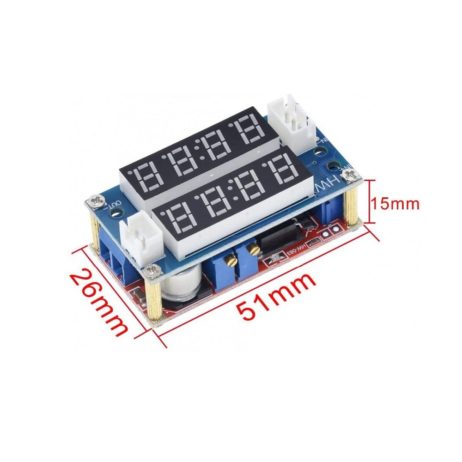 XL4015 5A Variable Voltage & Current Step Down Power Module with DUAL LED Display