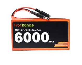 Pro-range IFR 32650 12.8V 6000mAh 3C 4S1P LiFePO4 Battery Pack with DC Jack Male & Female