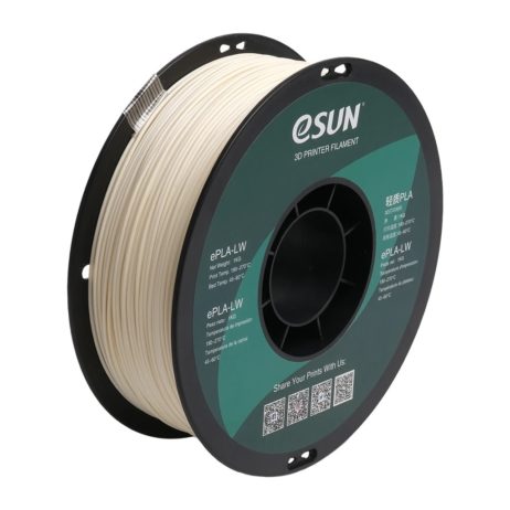 eSun eSun ePLA LW 1.75mm 3D Printing Filament 1kg Natural 3