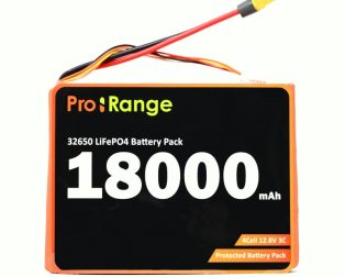 Pro-range IFR 32650 12.8V 18000mAh 3C 4S3P LiFePO4 Battery Pack