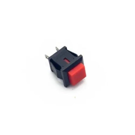 Generic Red DS 431 2PIN OFF ON Self Reset Square Push Button Switch（NC Press Break）