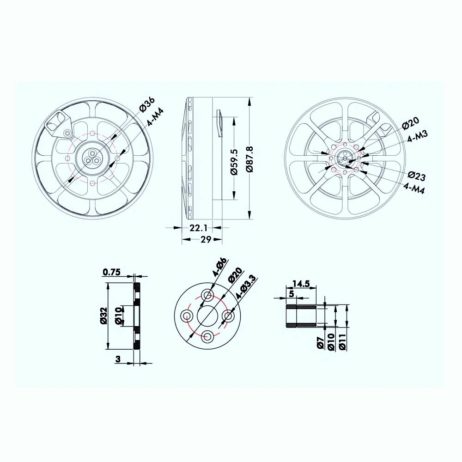 T-Motor T Motor Antigravity MN8012 KV100 2