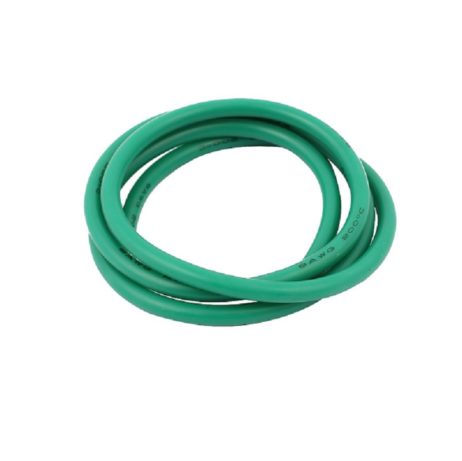 High Quality Ultra Flexible 8AWG Silicone Wire 1 m Green 1