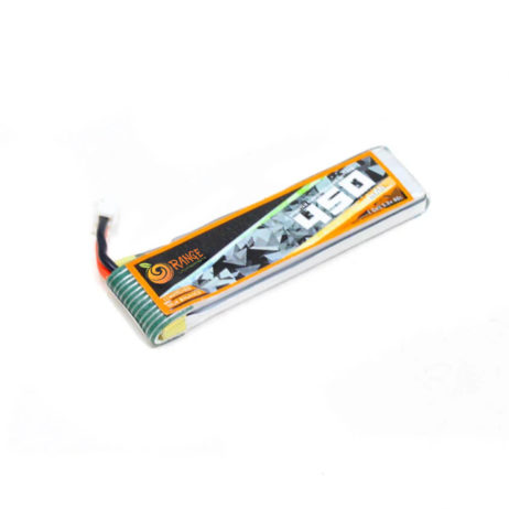 Orange 3.8V 450mAh 80C 1S HV Mini FPV Quad Lithium Polymer Battery Pack