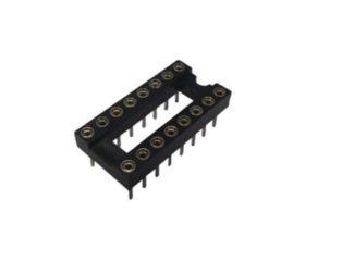 2227MC-16-03-09-F1-SOCKET IC, DIL, 0.3, 16WAY