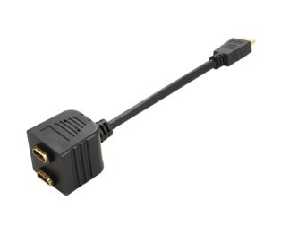 Audio-Adapter-HDMI-Plug-HDMI-Receptacle-x-2