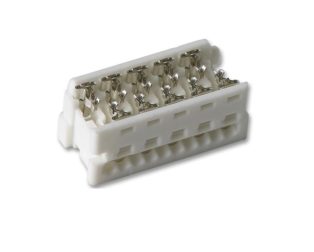 IDC Connector, IDC Receptacle, Female, 1.27 mm, 2 Row, 8 Contacts, Cable Mount