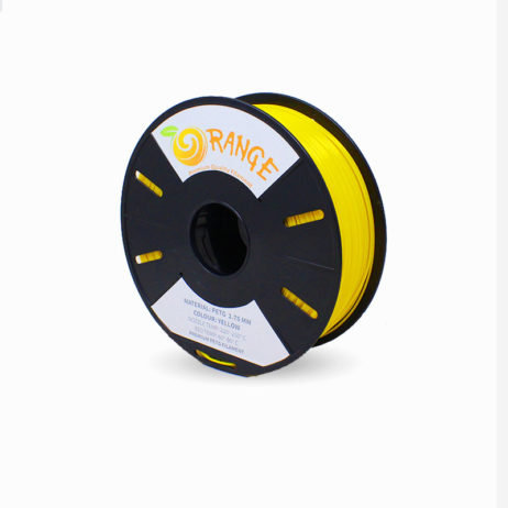 Orange PETG 1.75mm 3D Printing Filament 1kg-YELLOW