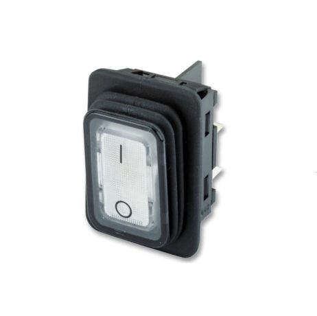 FILN kjfdnvjkf4 Pins 250V 12V UL Illuminated 30A Rocker Switch WHITE