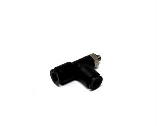 PU CONNECTOR PST 06-M5 (6mm OD X M5 Thread Male Run Tee)